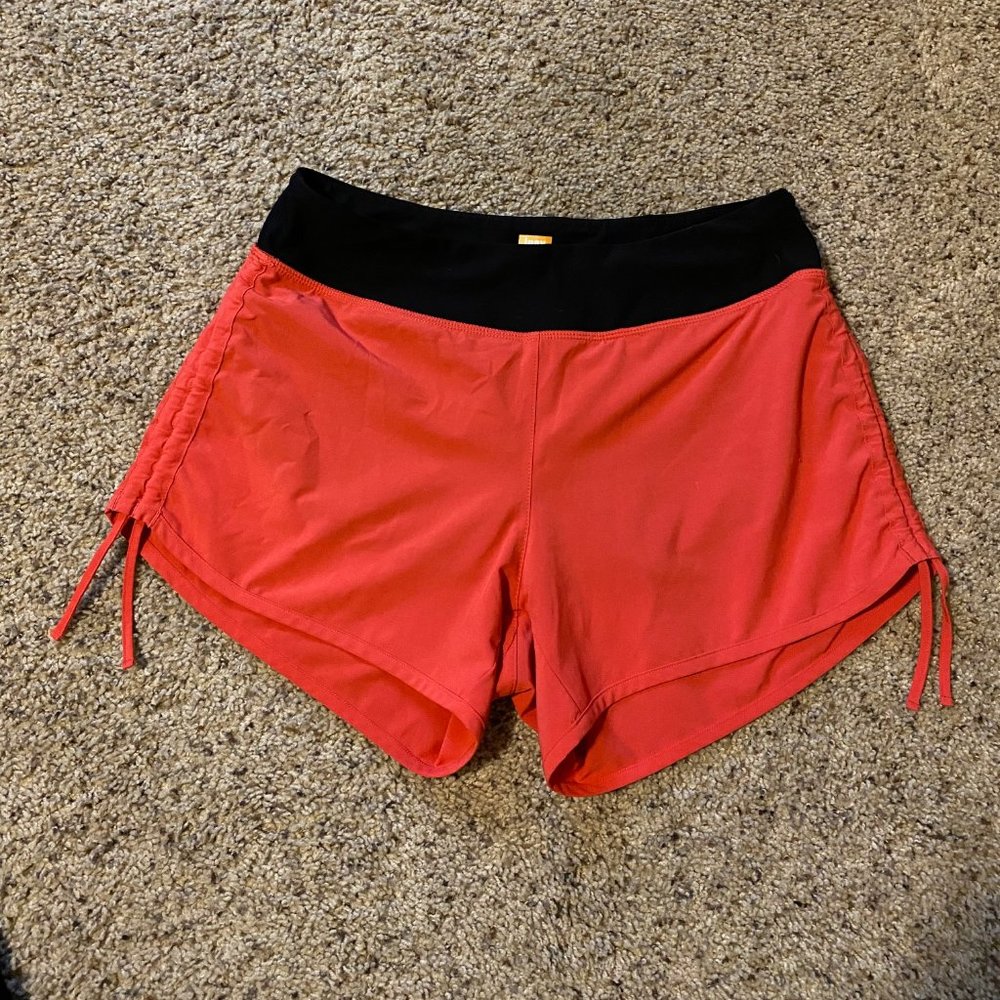 Lucy Red Running Shorts.
